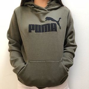 Puma Olive Hoodie